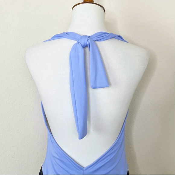 Miraclesuit Colorblock Halter Ruched Side One Piece Swimsuit - Picture 6 of 10